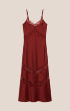 Bruna Lace Inset Midi Dress