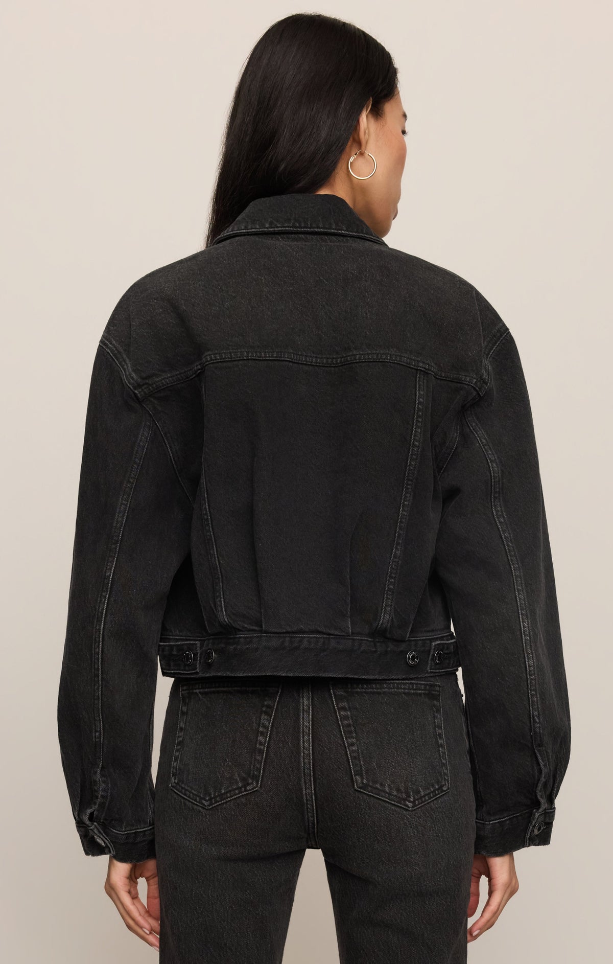 Daily Cropped Denim Jacket