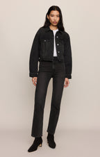 Daily Cropped Denim Jacket