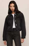 Daily Cropped Denim Jacket