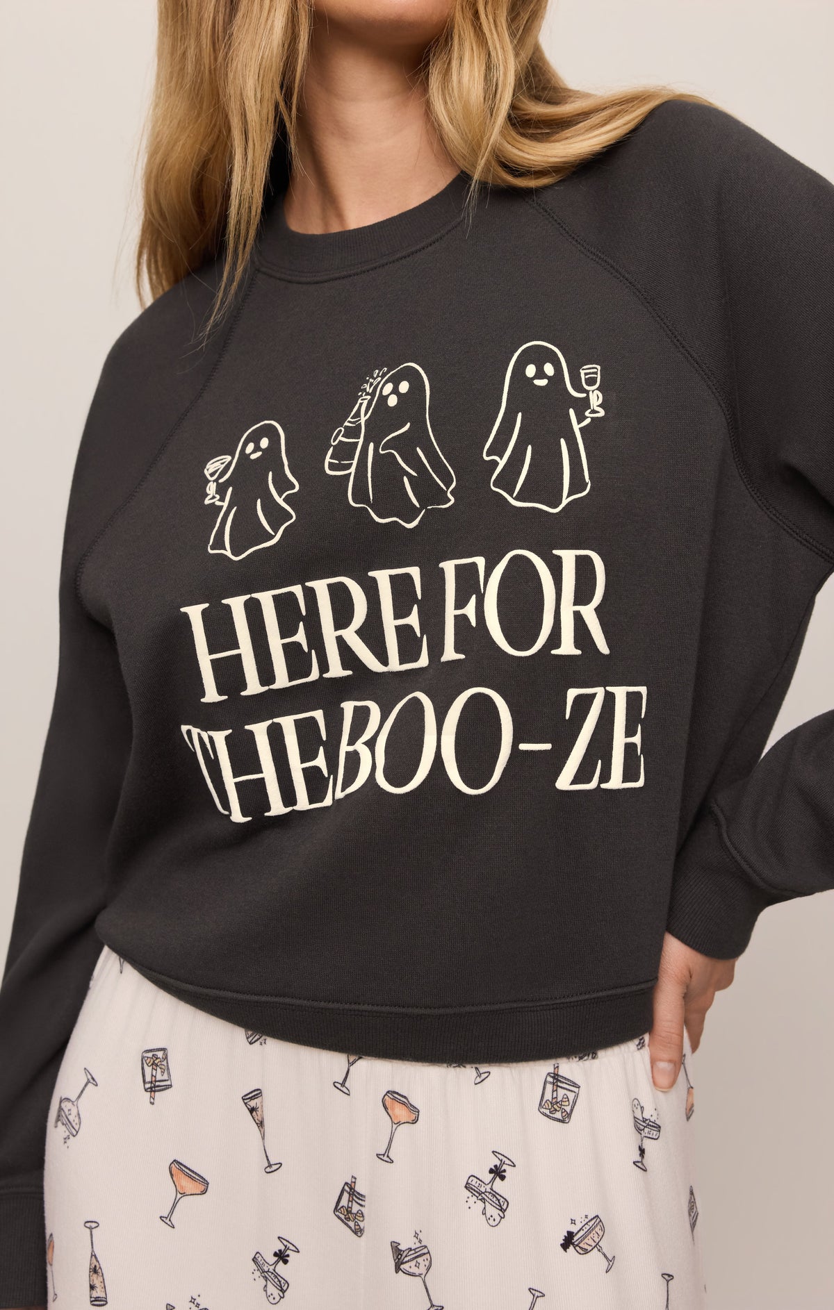 Booze Graphic Sweatshirt