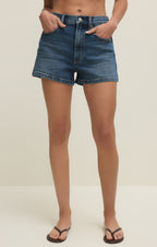 Camila High-Rise A-Line Denim Short