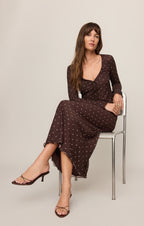 Amara Polka Dot Mesh Top