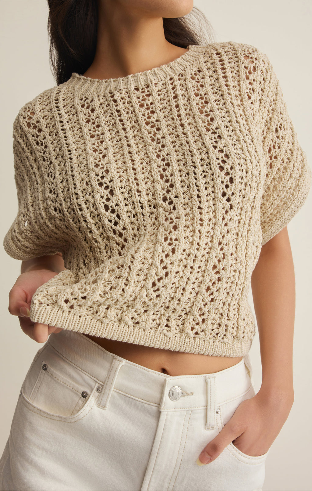 Ballast Crochet Sweater Top