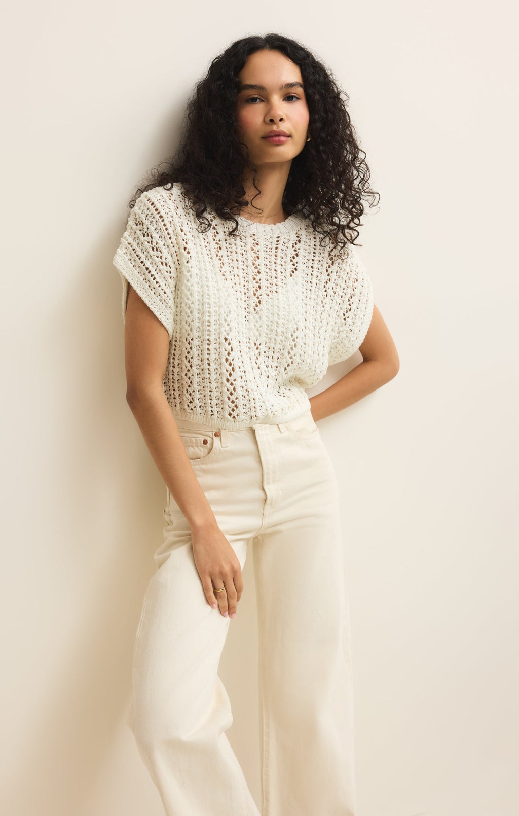 Ballast Crochet Sweater Top