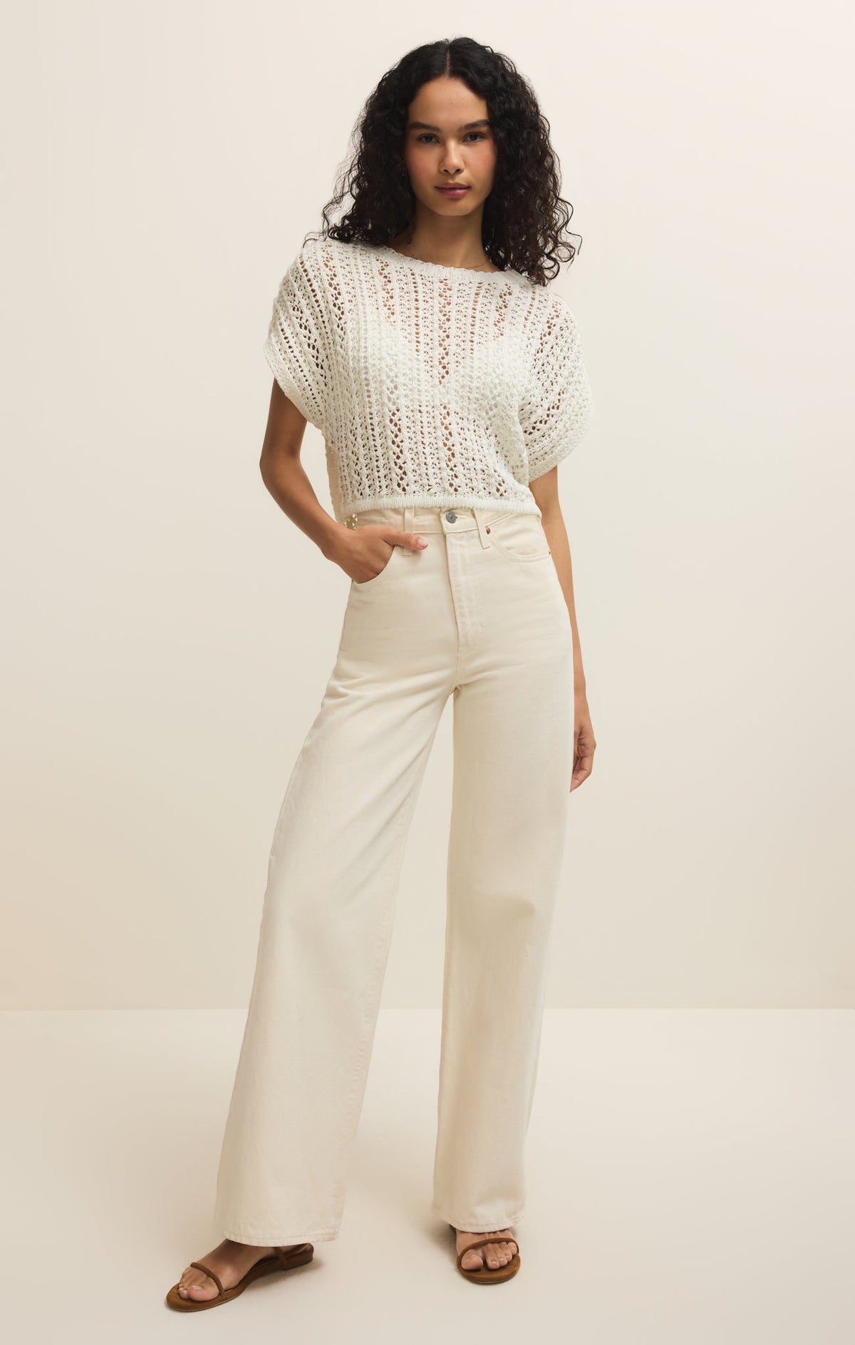 Ballast Crochet Sweater Top