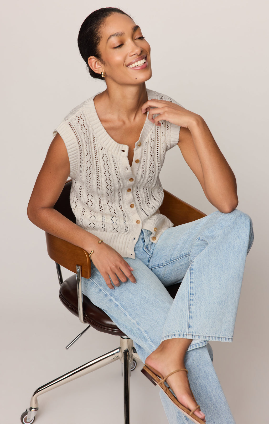 Cabot Crochet Vest